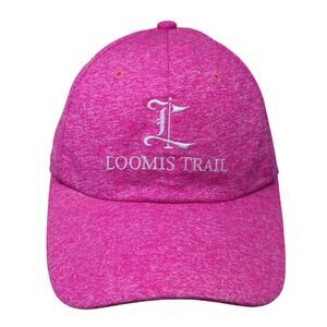 Loomis Trail Baseball Cap Pink Small Adjustable Embroidered Heather Imperial